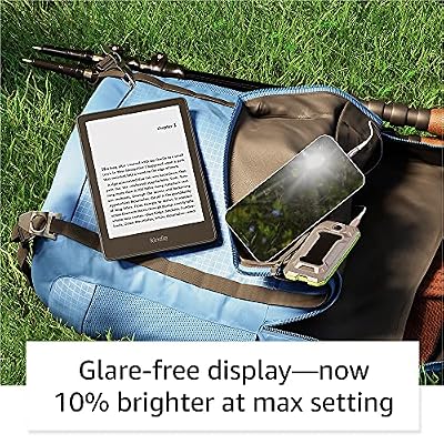 Amazon Kindle Paperwhite (8 GB) Now with a larger display, adjustable warm light, increased battery life, and faster page turns Black
