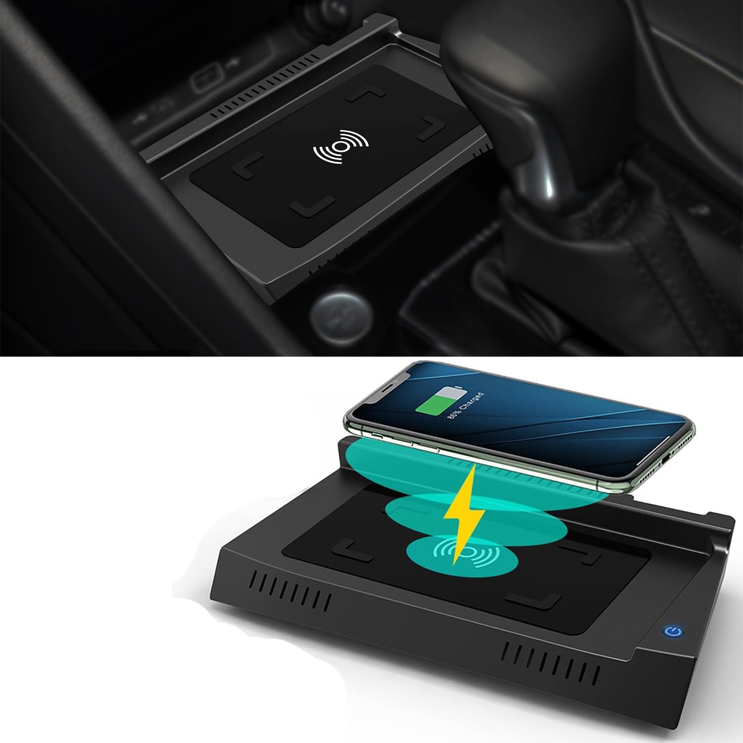Amazon.co.jp: 充電器 QI充電 車載 15W急速充電 Qi充電器 車載