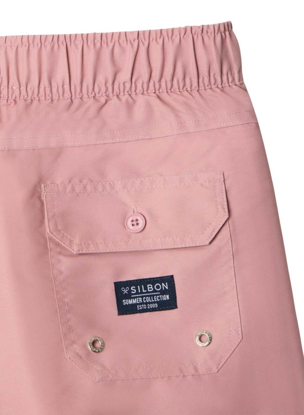 SILBON Bañador Liso para Hombre