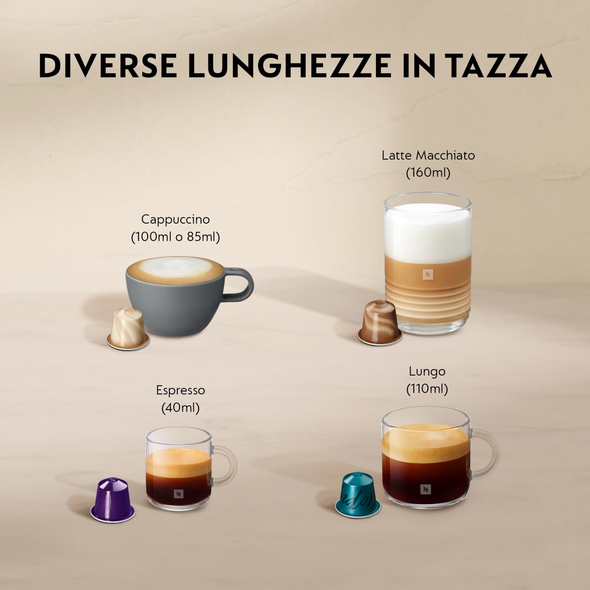 Nespresso Citiz & Milk con Aeroccino EN267.WAE, Macchina da caffè di De'Longhi, Sistema Capsule Nespresso, Serbatoio acqua 1L, colore White