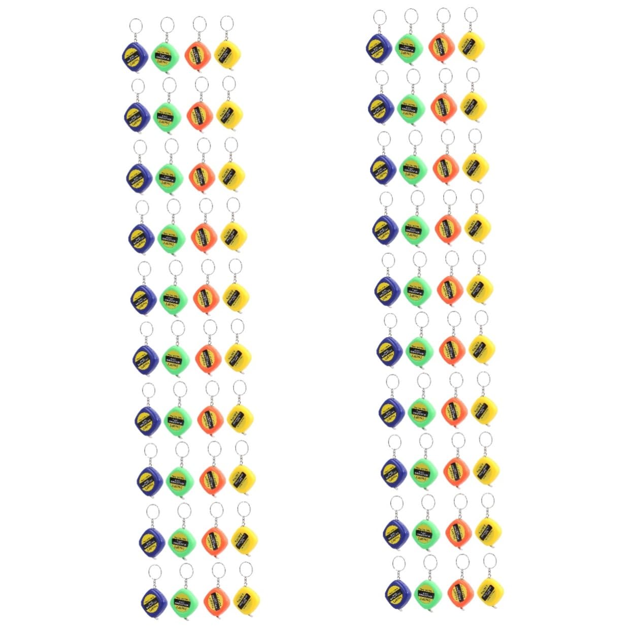Lurrose 10 Set Portachiavi Con Metro A Nastro Metro A Nastro Lungo Mini Metro A Nastro Piccolo Metro A Nastro Metro A Nastro Retrattile Metro A Nastro In Miniatura A Pois 20 pezzi*10