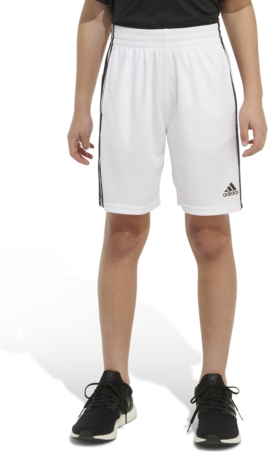 adidas Boys' Classic 3-Stripes Shorts - Image 4