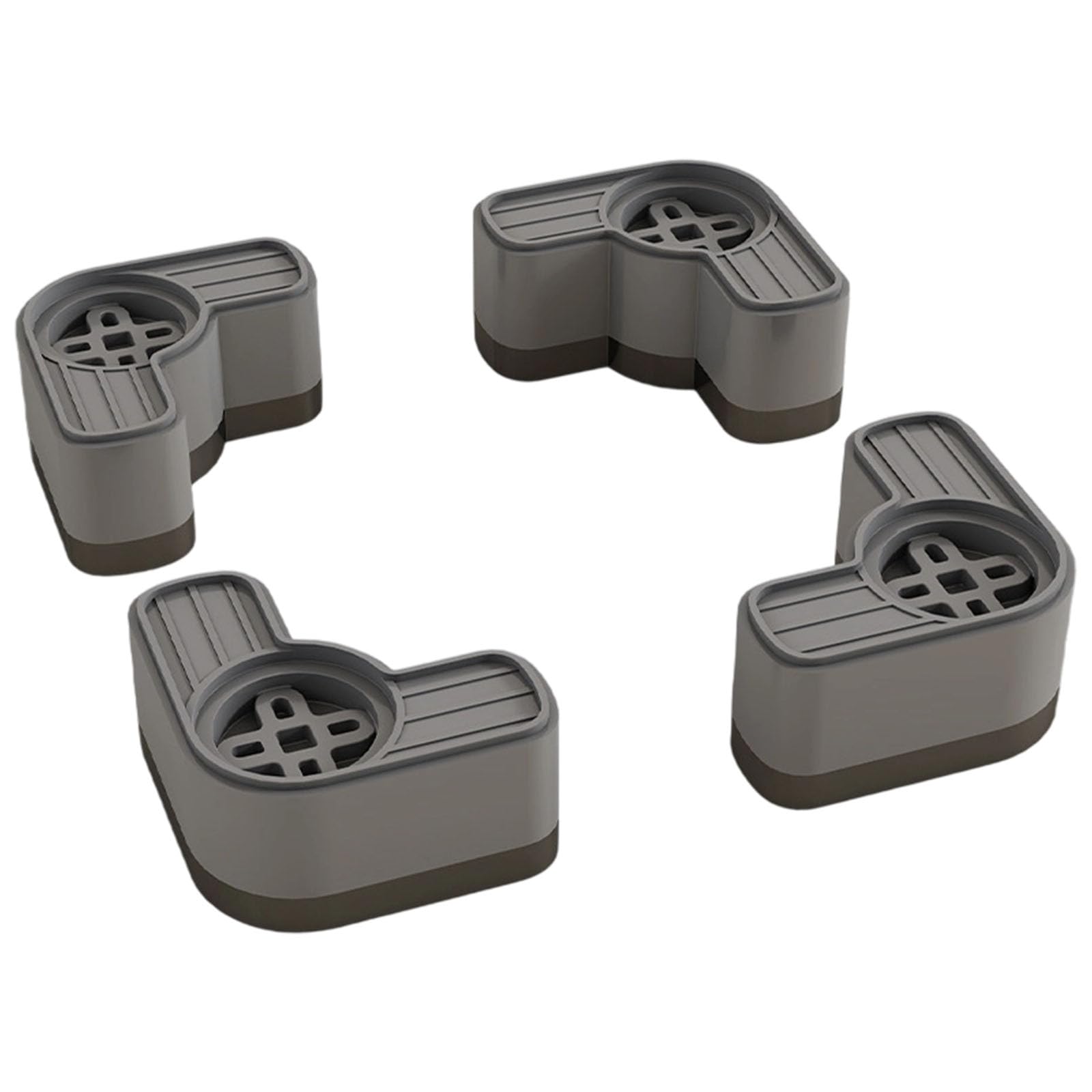 Buxuaaaa 4Pieces Antislip Mats Shock Absorbent Pads for Washers and Dryers to Minimize Shaking and Enhances Stability Laundry Appliance Leveling Feet
