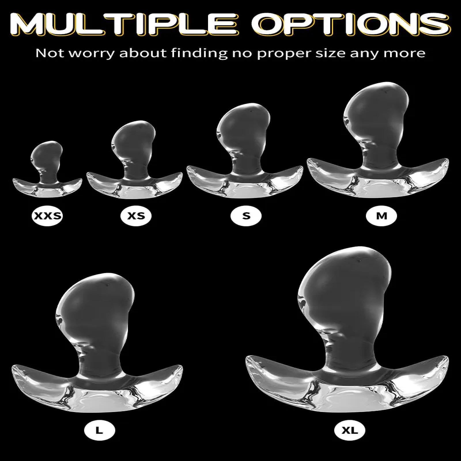 Plug Anal Géant Transparent En Silicone - Forme Poing Fermé, Dilatateur Unisexe, Avec Ventouse