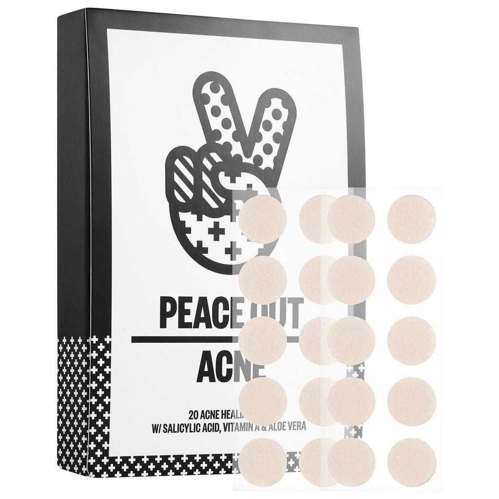 Peace Out Acne Dots - 20 Acne Healing Dots - W/Salicylic Acid, Vitamin A & Aloe Vera (Pack of 2)