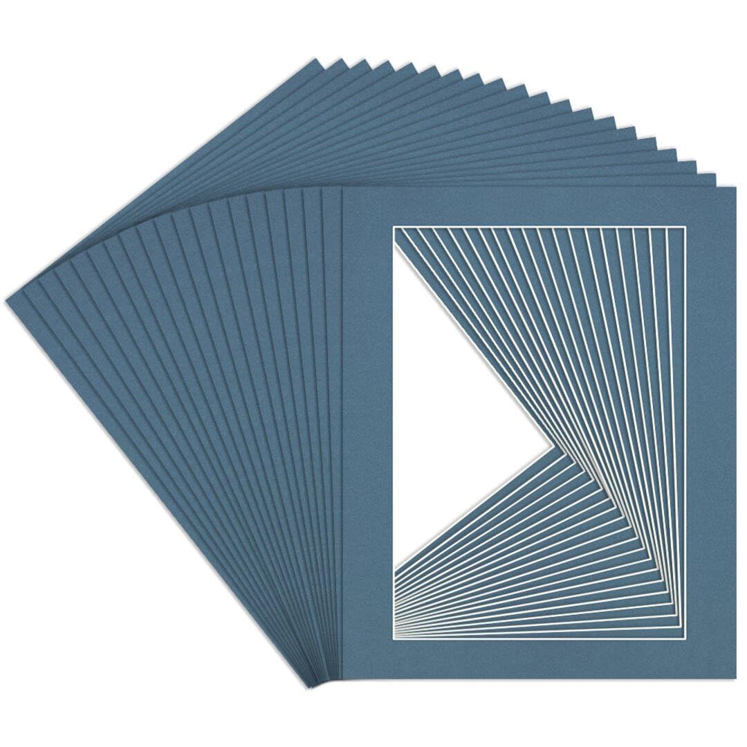 Procut Global 20x16" Pompadour Picture Mounts to Fit A3 Aperture - Precision Cut Cardboard Photo Mount - Ideal for Frames, Prints, Artwork & Certificates - Sizes & Colours Available - 20 Pack