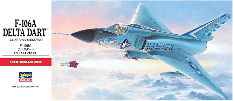Amazon.com: Hasegawa HAC11 1:72 Scale F-106A Delta Dart Model