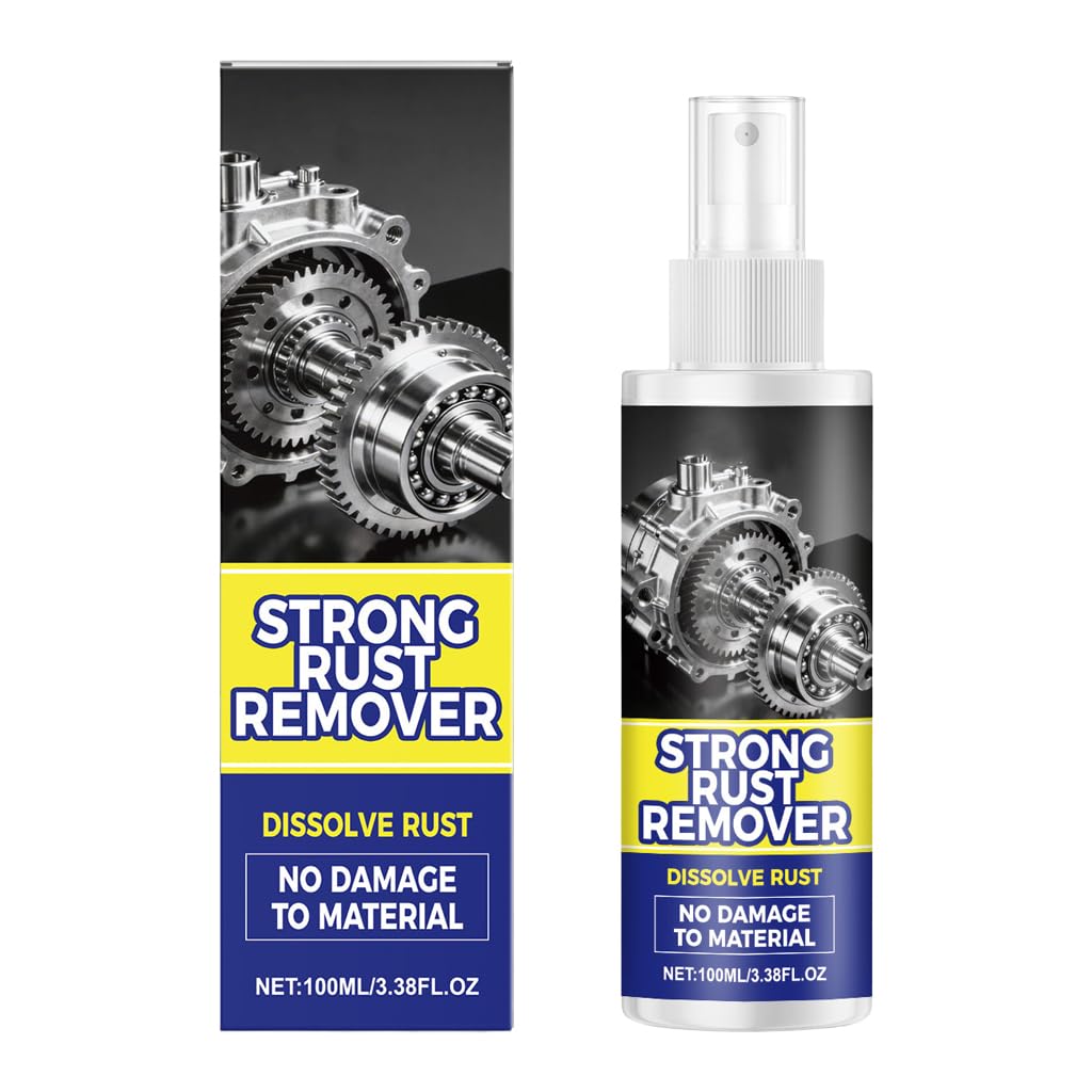 STHIRA® 100ml Rust Remover Spray Rust Remover, Fast-Acting Metal Rust Dissolver with Anti-Corrosion Protection, Multi-Purpose Spray Cleaner for Tools, Bolts, Car Parts, Hardware-image-36