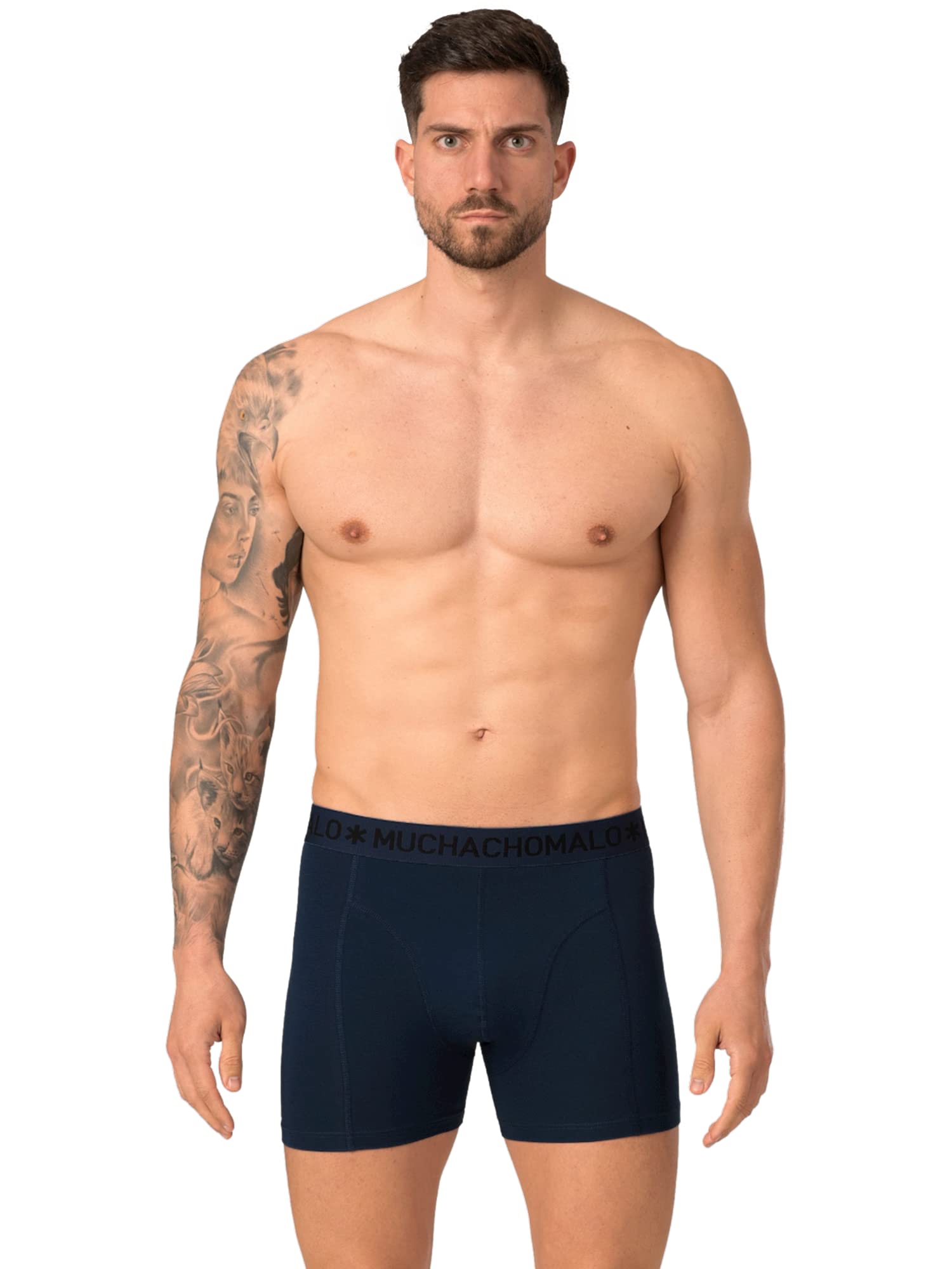 Muchachomalo - Calzoncillos tipo bóxer para hombre, 2 unidades, microfibra.