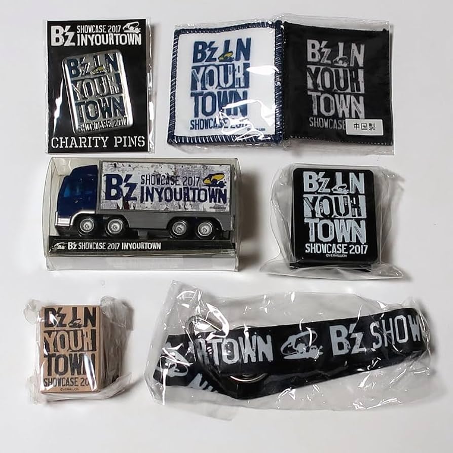 B'z IN YOUR TOWN SHOWCASE 2017 ピンバッジ B'z IN YOUR TOWN SHOWCASE 2017 ピンバッジ B'z SHOWCASE 2017