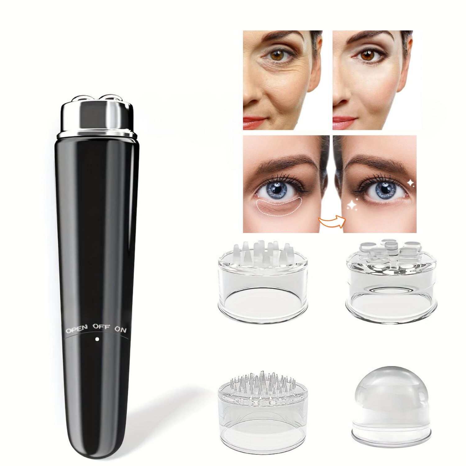 SHOPVILLA Facial Tools, Face Massager, Hydrafacial Machine Therapy Beauty Device, Ultrasonic 4 in 1 Facial Massager Electric Ems Microcurrent Face Lift Device for Skin Tightening Anti Aging (B0D4Z97DX8) Amazon Price History, Amazon Price Tracker