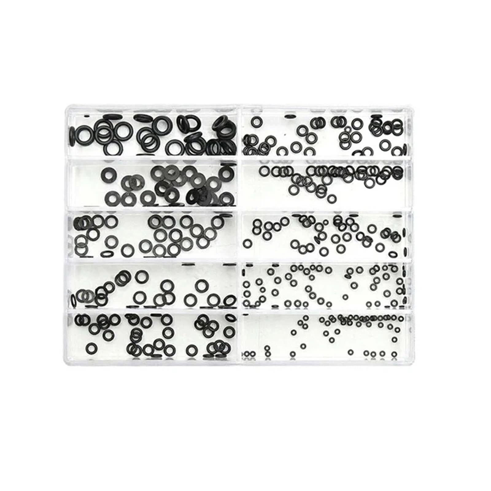 O Ring Watch Gasket 10Size Waterproof Watch Crown Seal O-Ring Assort Size Rubber O Ring Gaskets Parts for Watchmakers(5sets)
