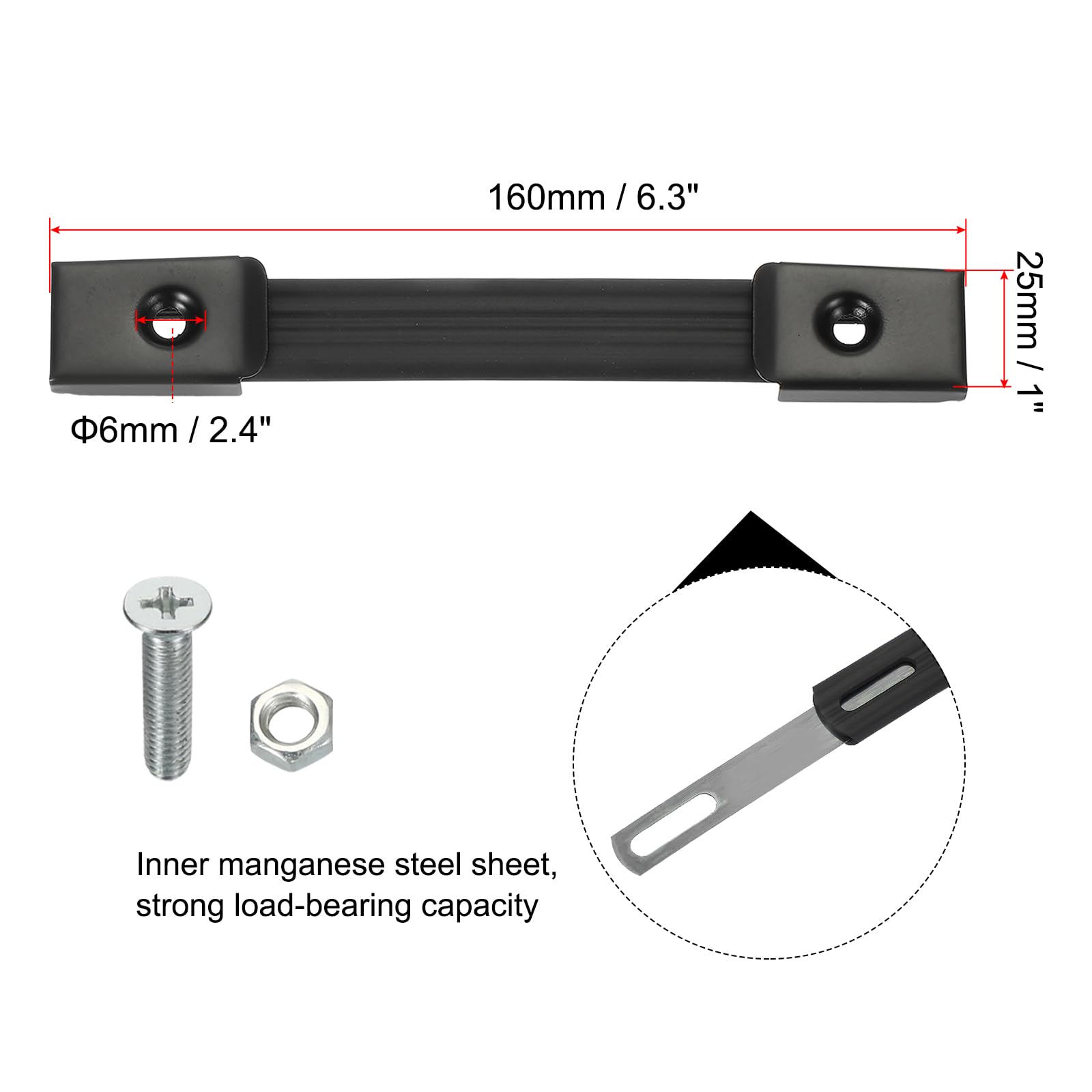 PATIKIL Handle Strap Replacement 6.3 Inch - Image 2