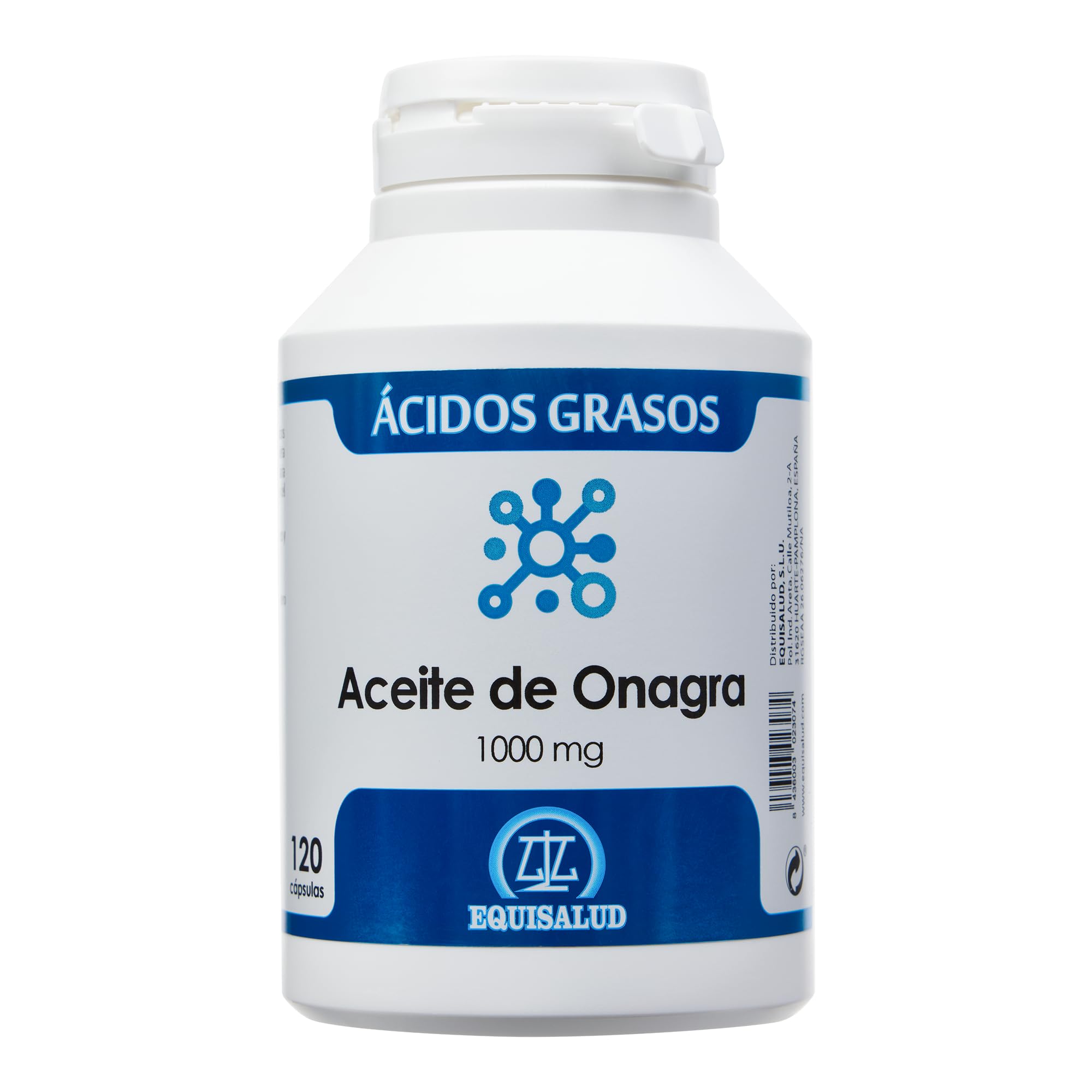 Aceite de Onagra de Equisalud, 120 perlas