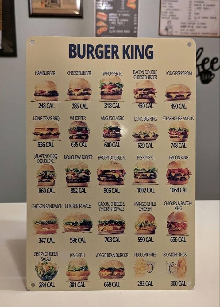 レア！ バーガーキング メニューサイン 看板 レア！ バーガーキング メニューサイン 看板