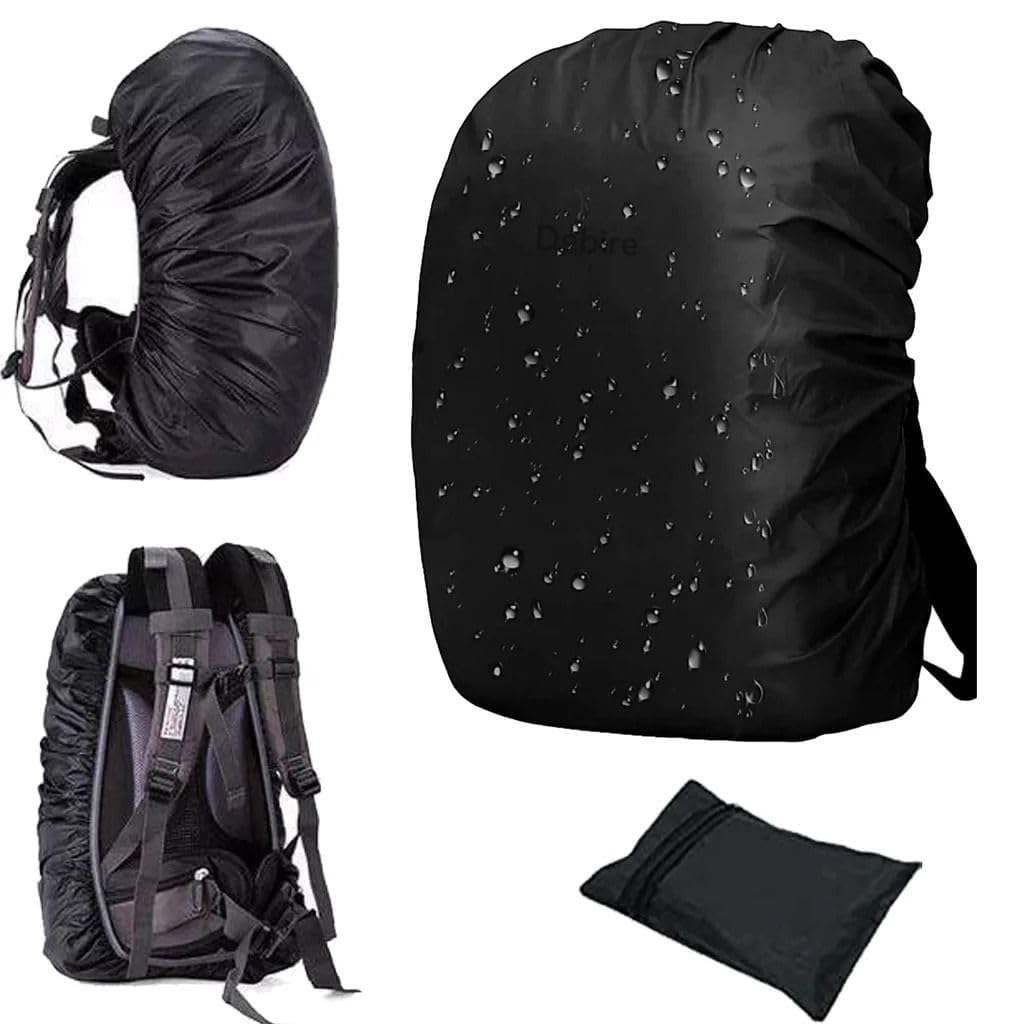 Torweg Backpack Rain Cover Waterproof, Travel Backpack | Dustproof Rain Cover with Storage Pouch | Elastic Adjustable Fit | Black-picture-51