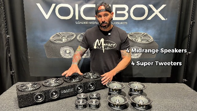 Amazon.com: MENACE AUDIO Car Audio Midrange Enclosure 4 x 6.5