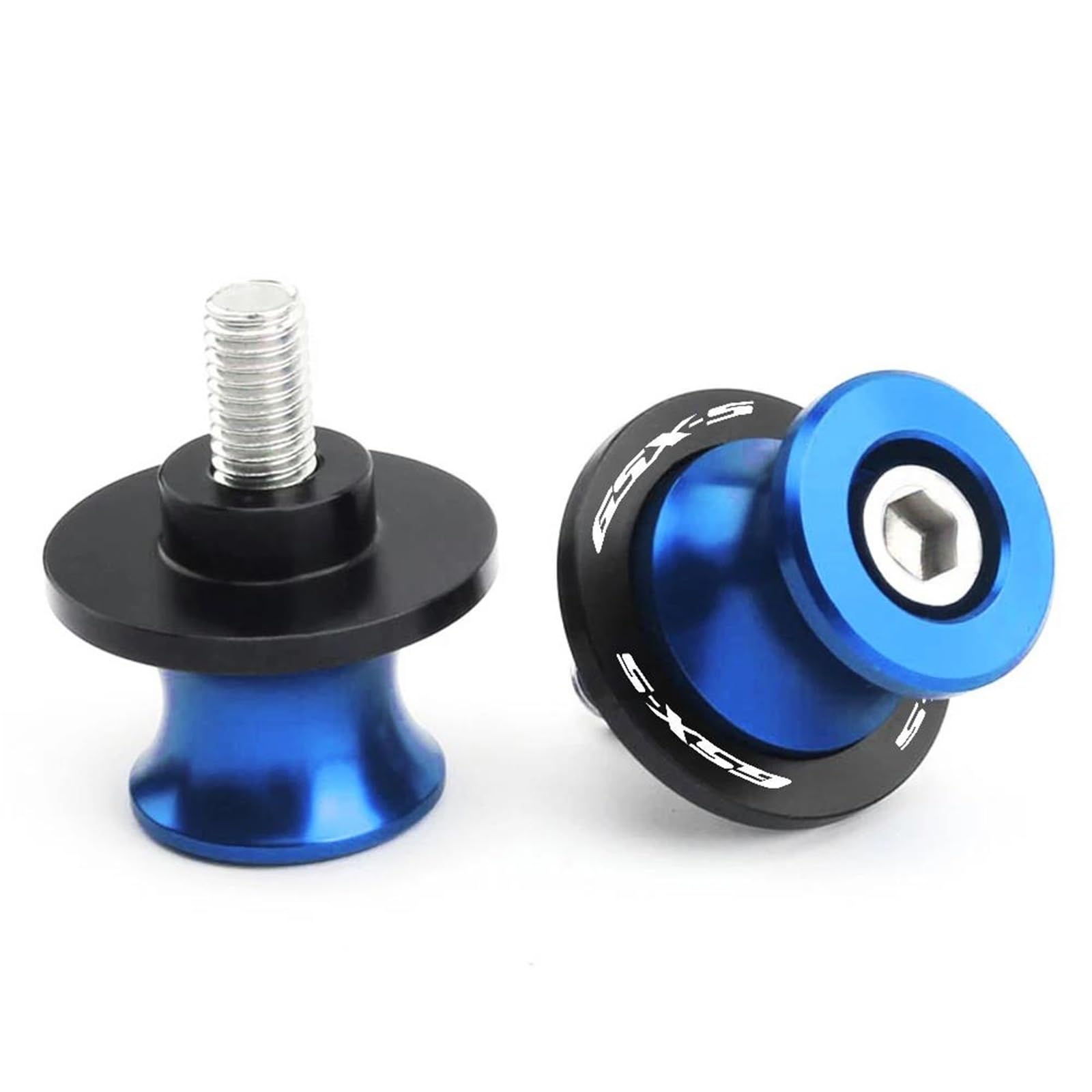 HZBHD Falling Protection Motorcycle Swingarm Spools Sliders Stand Screws For SUZUKI GSXS 750 950 1000 GT 1000GT GSX-S CNC Accessories M8 Frame Sliders Protector(BLUE)