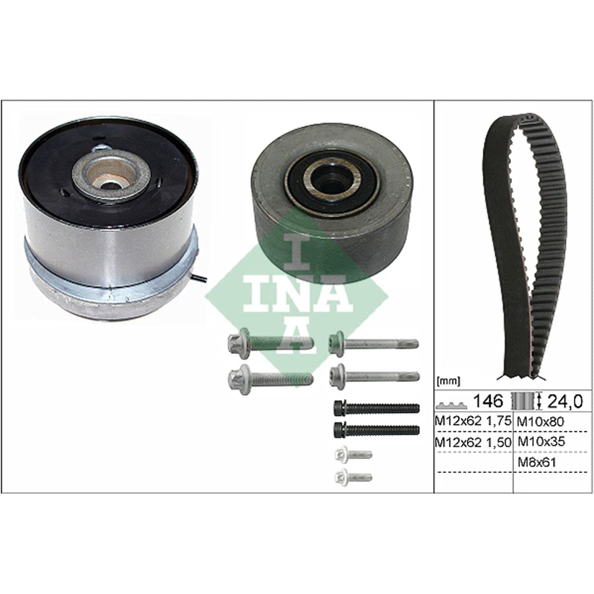 INA Zahnriemensatz 530 0724 10 29mm Kompatibel mit OPEL Corsa D Schrägheck S07 ZAFIRA B A05 INSIGNIA Caravan Mokka/Mokka X J13 Astra J Sports Tourer P10