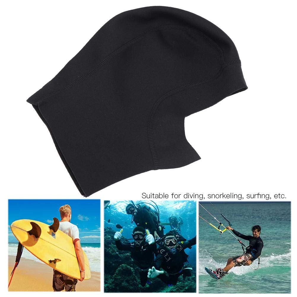 Capot de Plongée 1 mm Unisexe Capuche de Plongée Chapeau de Plongée Ecran Solaire Capuchon de Plongée