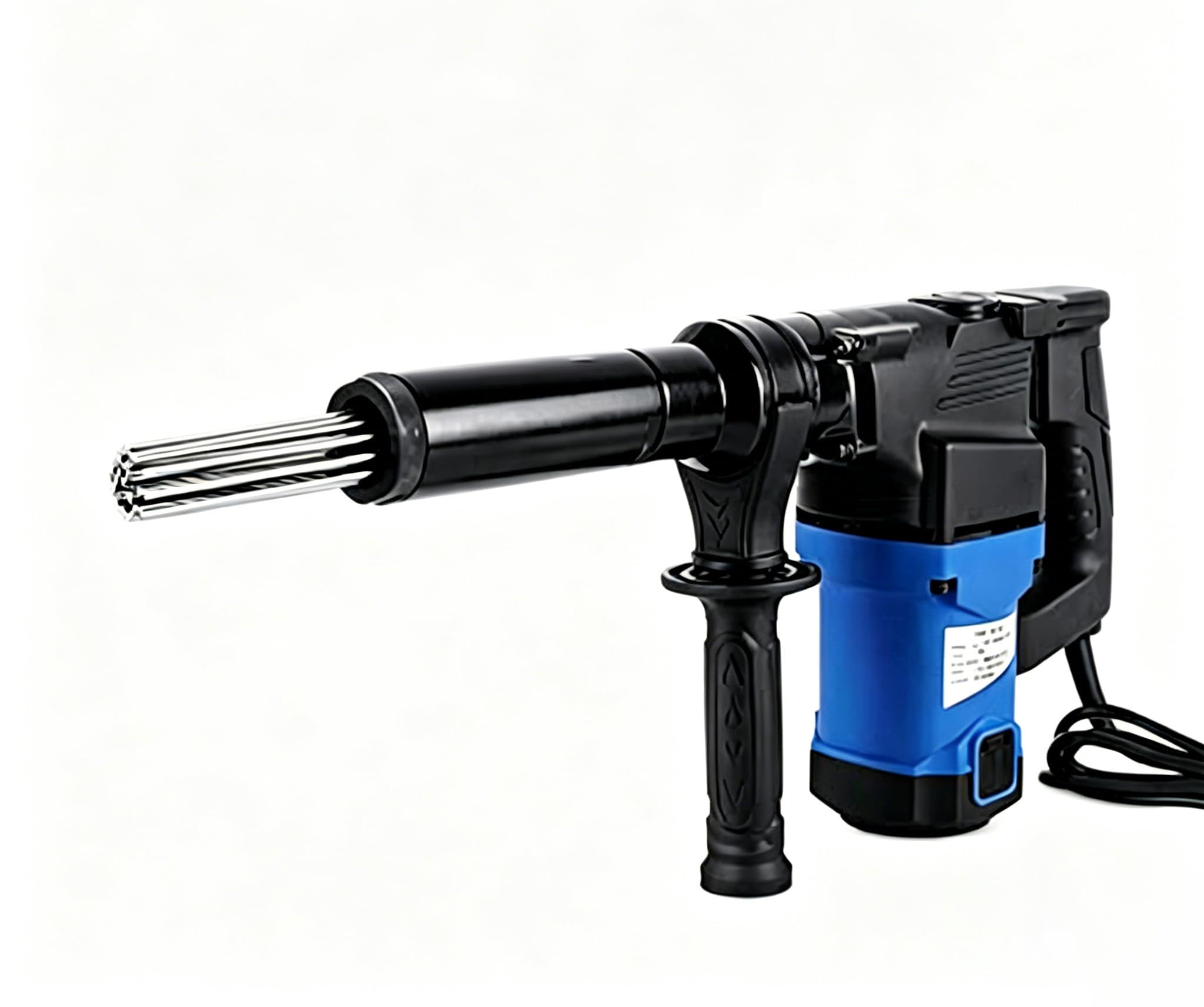Aetherion Desincrustador Eléctrico De Agujas, Pistola De Agujas De 1100 W, Herramienta para Eliminar Óxido, Dispositivo De Desincrustación con 100 Agujas, para Óxido, Escoria De 220V