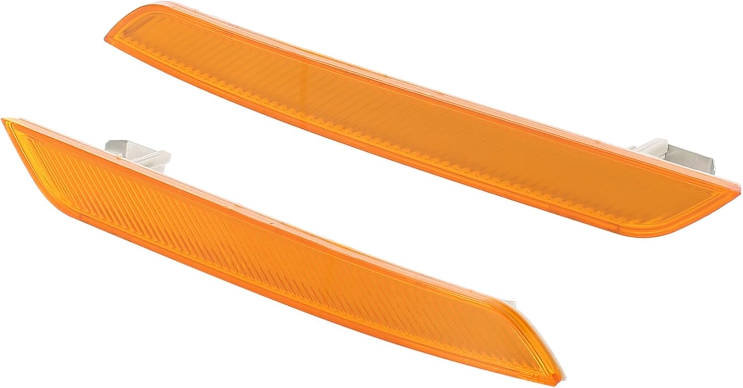 1 Pair Car Front Bumper Reflector Strip Cover Right Left Side 63147179991 63147179992 for BMW X6 2008-2014 Automotive Parts