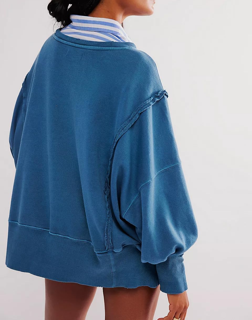 Womens Vintage Oversized Graphic Cute Crewneck Sweatshirt Y2k Loose Fit Aesthetic Retro Pullover Going Out Tops - Image 2