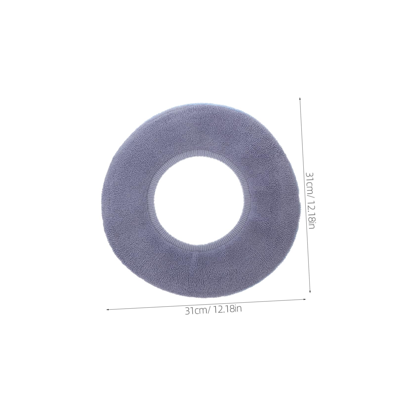 DOITOOL Thicker Winter Warm Toilet Seat Cover Pad Soft Toilet Seat Cushion for Home Bathroom Reusable Knit Toilet Cushion for Cold