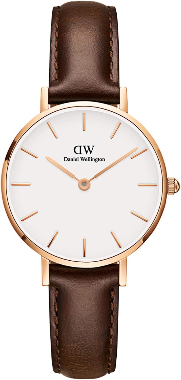 Women Classic Petite Bristol, Rose Gold 28 mm - DW00100227