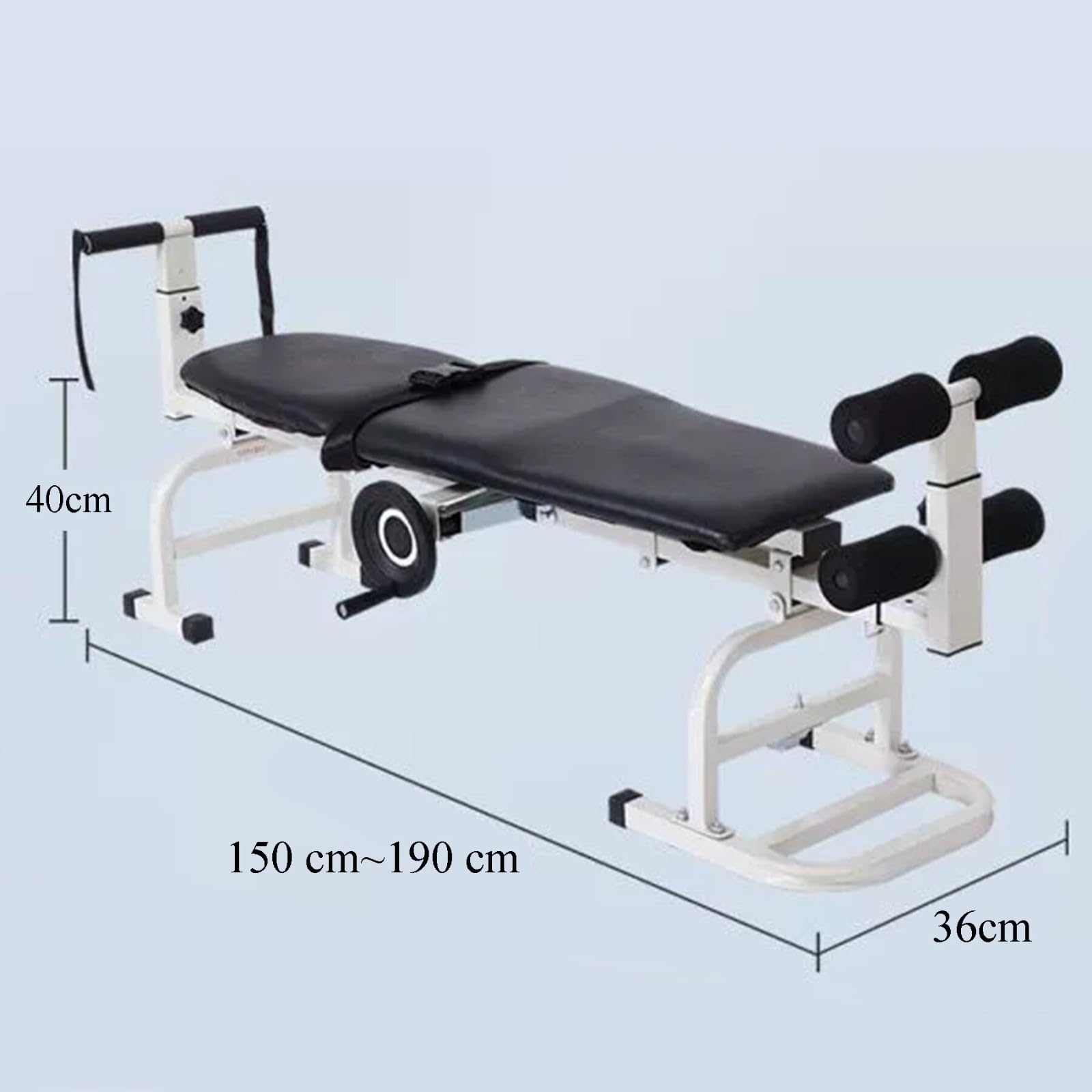 Cama de Tracción Cervical y Lumbar Adecuado Hernias Discales y Dolores Cervicales Masaje Plegable Cama Corrector Óseo Dispositivo de Estiramiento Corporal A,36CM