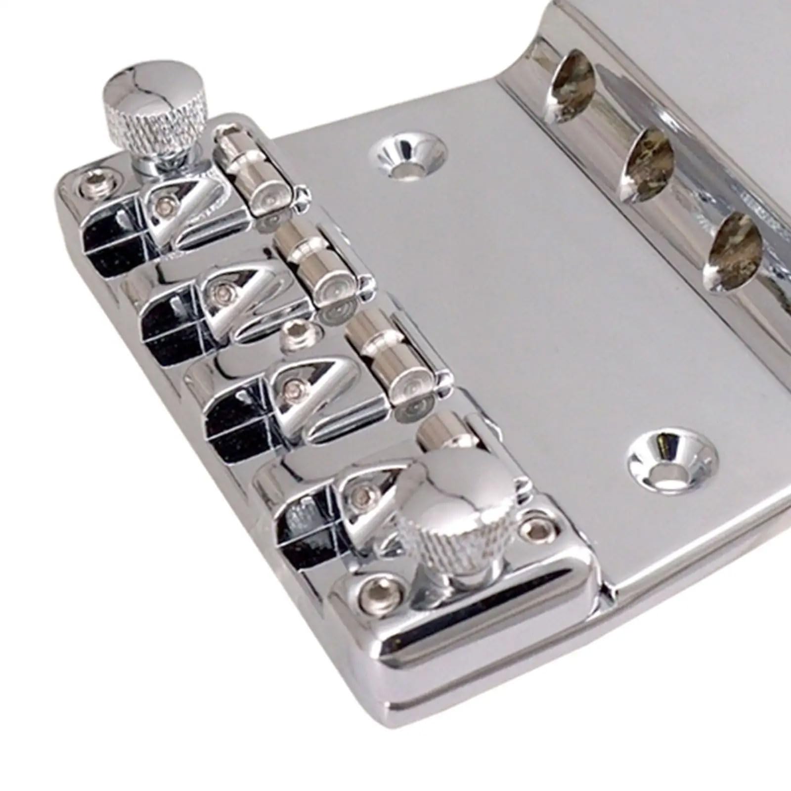 4 struny stały mostek zamiennik hardtail siodełka mostek elektryczna gitara basowa siodełka łatwa w instalacji regulowana gitara basowa