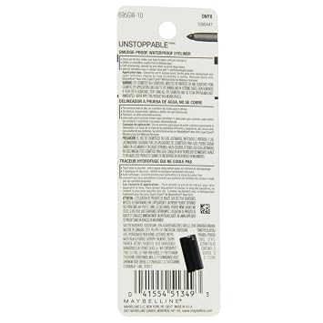 MAYBELLINE Unstoppable Waterproof Mechanical Black and Brown Eyeliners, 1 Count Each