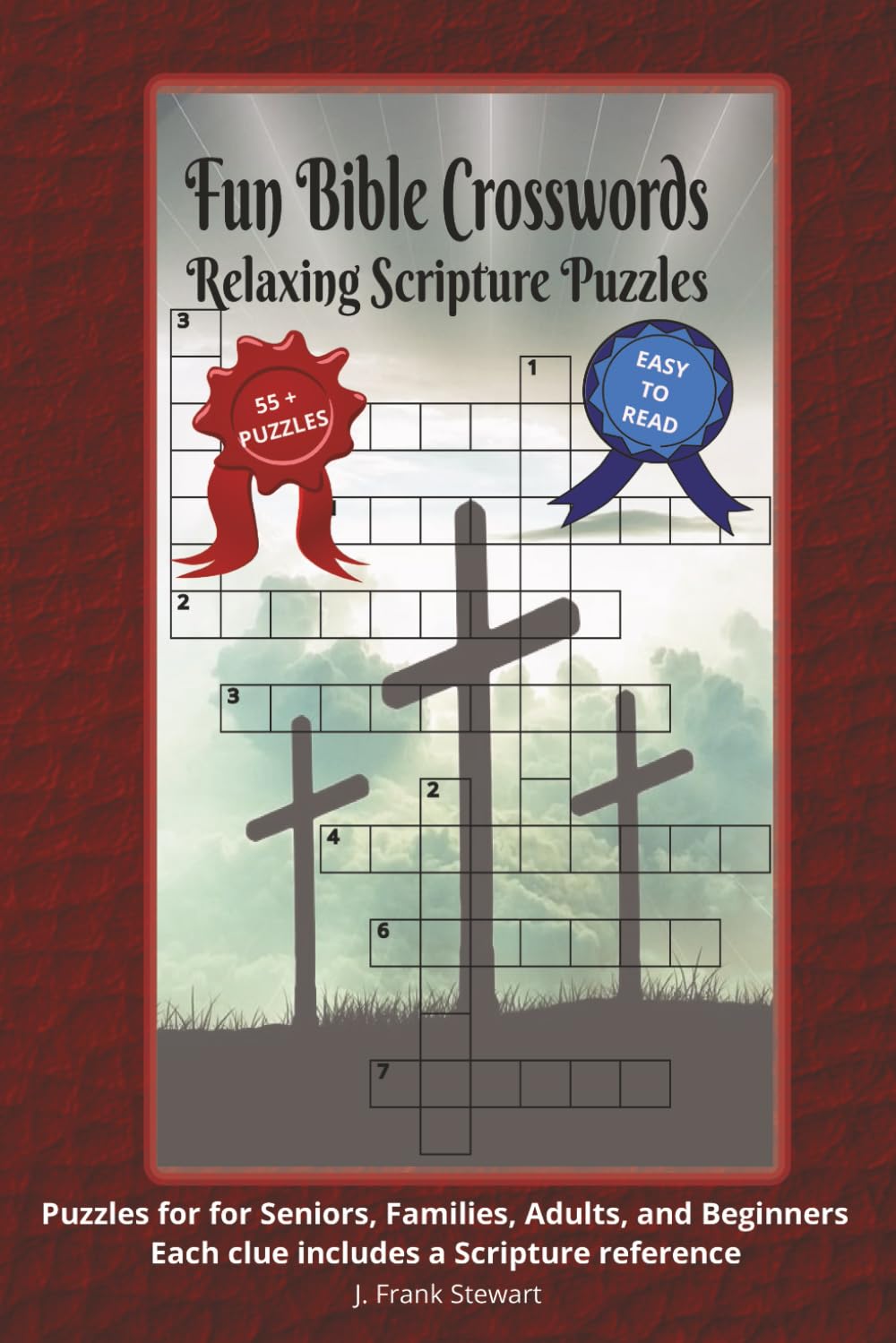 Fun Bible Crosswords, Relaxing Scripture Puzzles: Crossword Puzzles with Easy to Read Print about Bible, Scripture, Christian and more |6x9 inches, ... … Gift for Vacations, Holidays and Relaxation