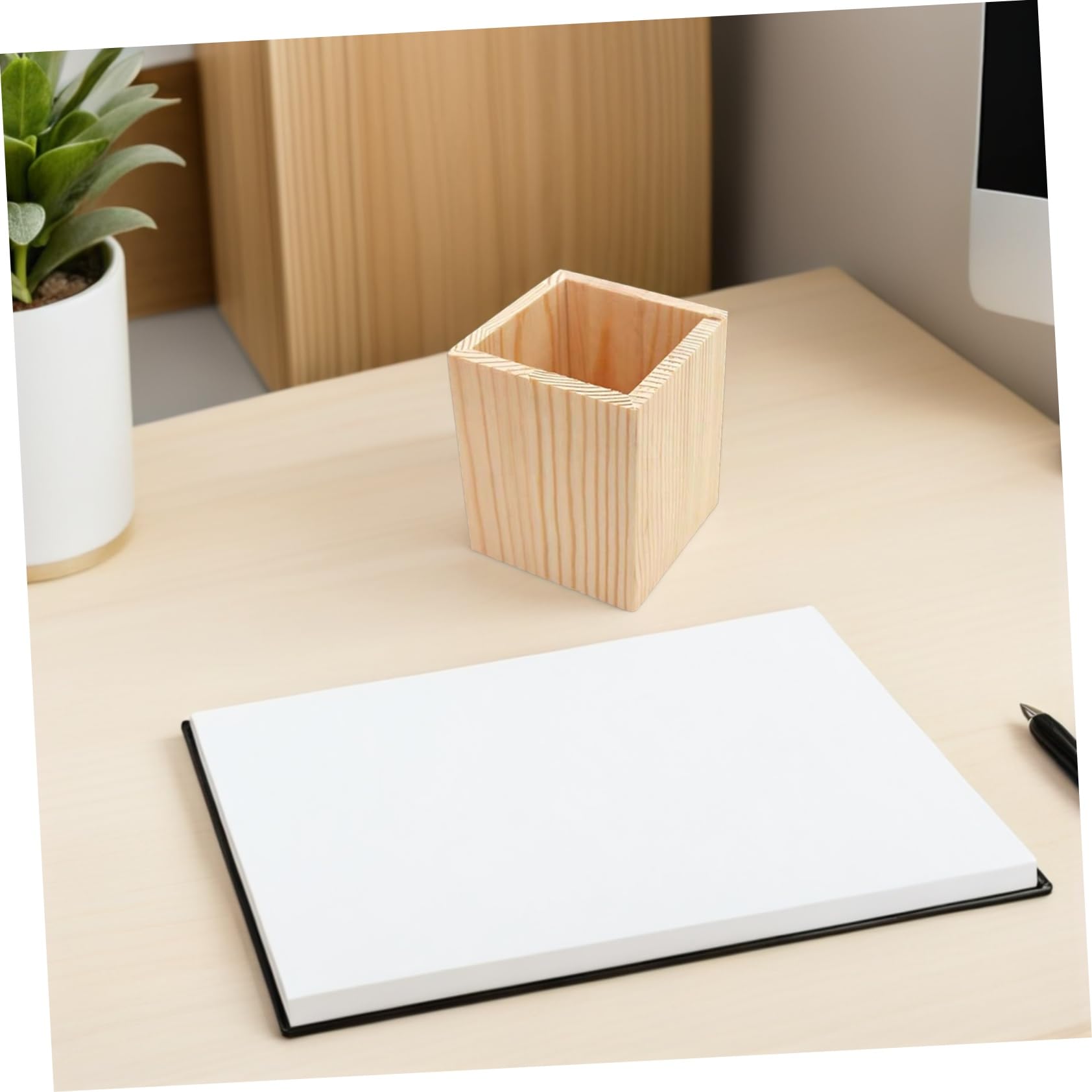 DOITOOL 10 Pezzi Portapenne in Portapenne Geometrico per Ufficio e Scuola Organizer Scrivania per Pennelli Matite e Cancelleria per Piante Succulente Decorativo