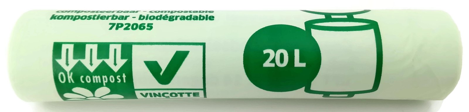 Hygienische Bio-Müllsäcke biologisch abbaubar, kompostierbar und reißfest I Dumil 160 Stück Biobeutel 20l 45 x 50 cm