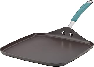 Rachael Ray Cucina Hard Anodized Nonstick Griddle Pan/Flat Grill, 11 Inc...