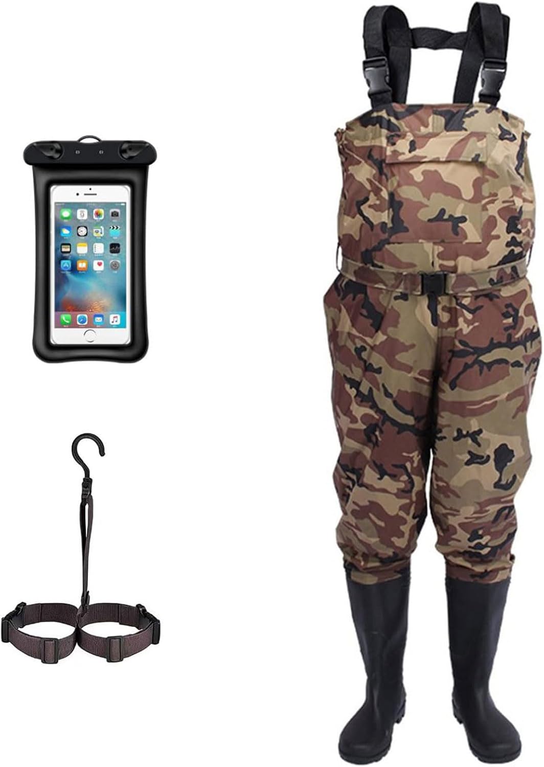 Fishing Chest Waders Waterpoof Farming Chest Waders With Boots Unisex Crosswater Waders with Belts for Fly Fishing Gardening