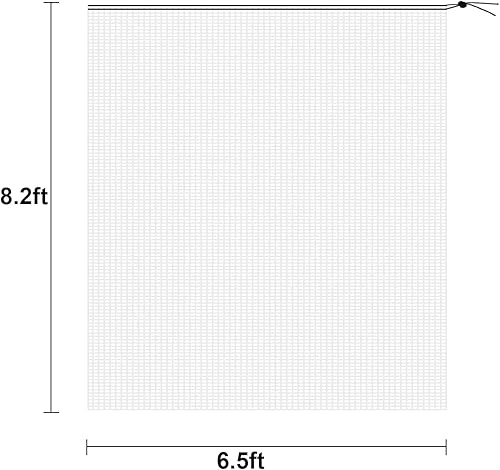 Miniatura 2 de Alpurple - Malla anti insectos y pájaros con cordón para proteger las plantas, flores y frutas de insectos y pájaros., 78 x 98 pulgadas.
