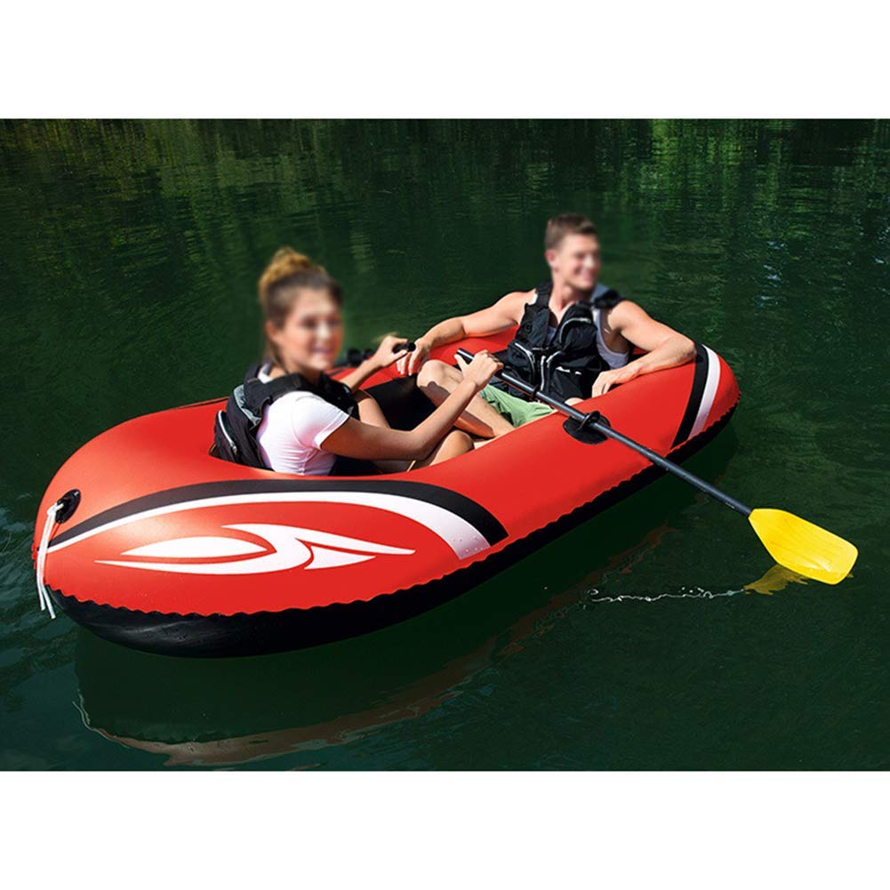 MU Portable Movimento barca Tender, Canotto Barca Dinghy pesca Set 1 persona Canoa con Paddle Sport acquatici