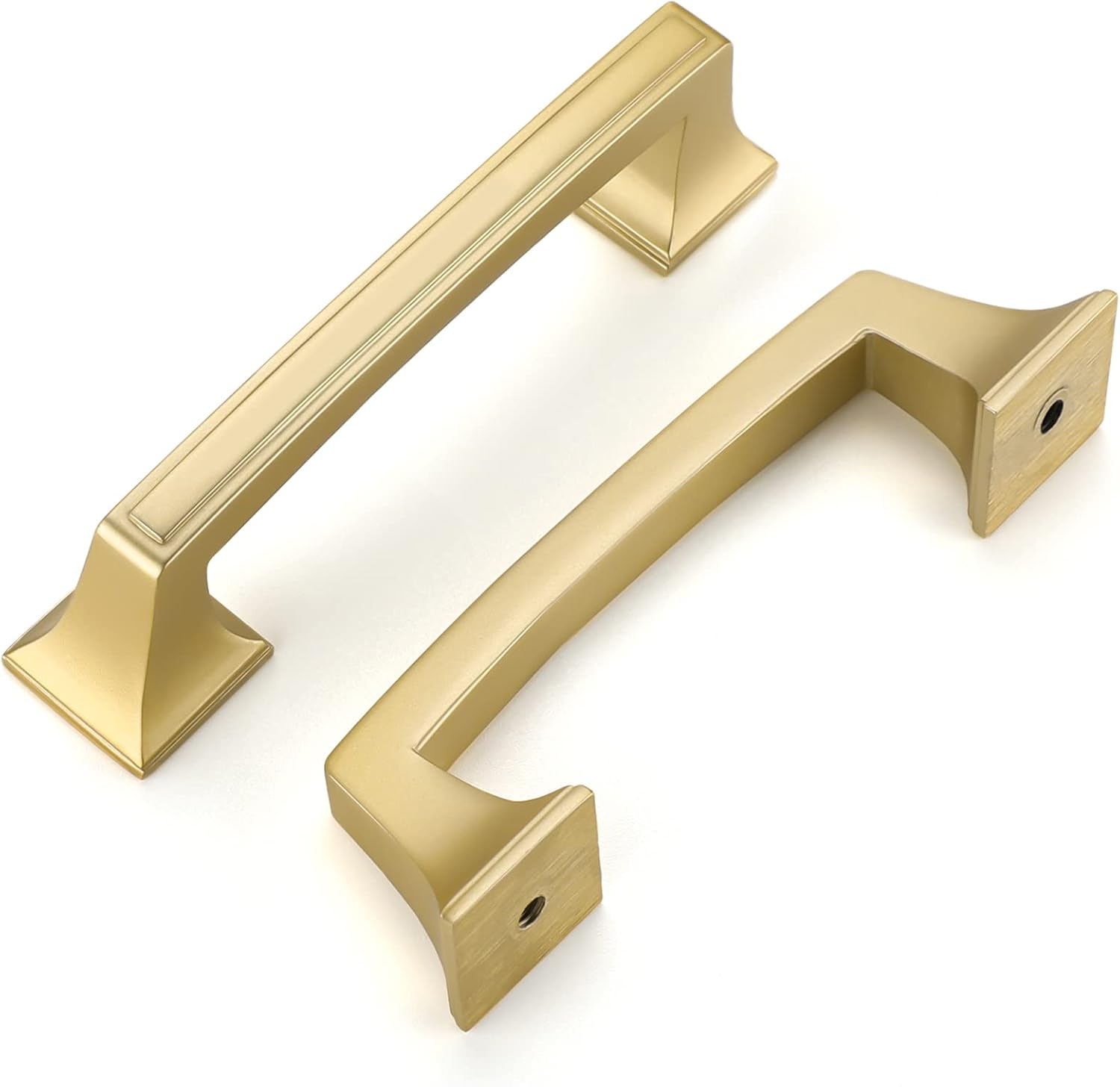 Haidms 10Pack Gold Drawer Pulls Brushed Gold Pulls Gold