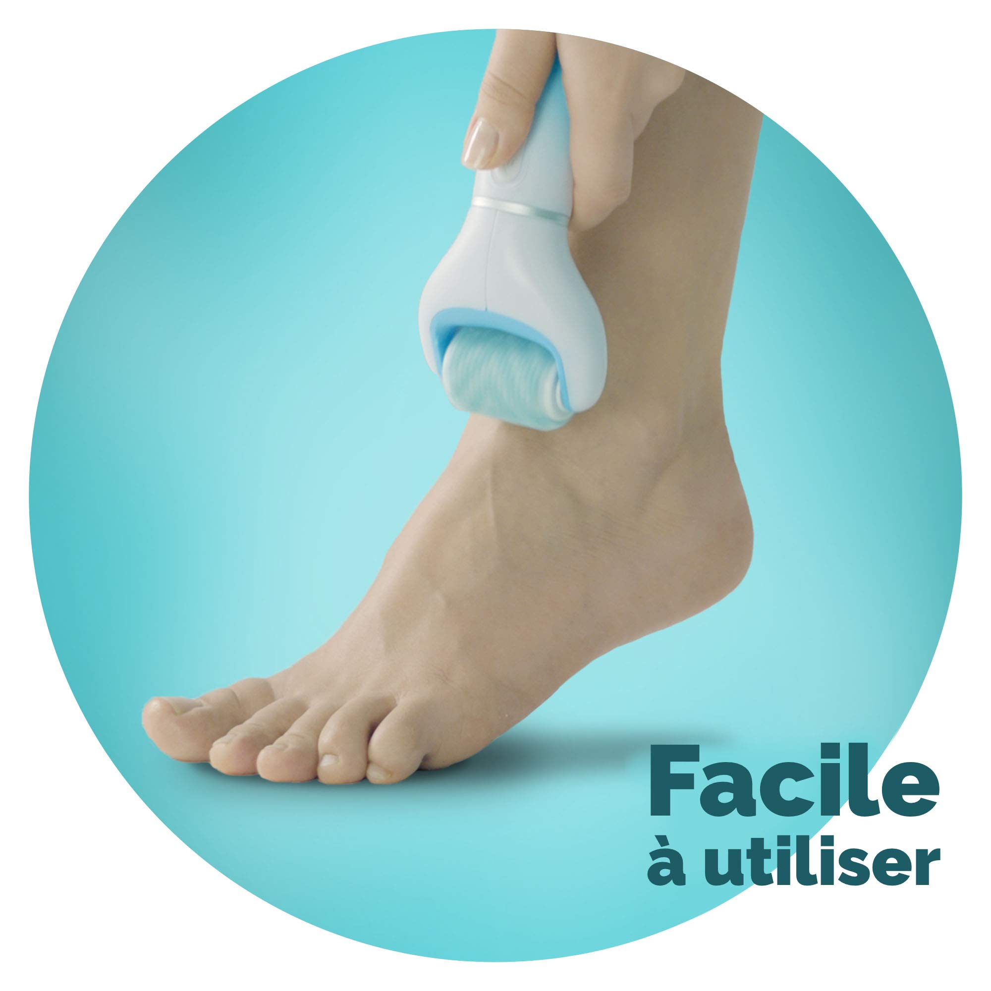 Scholl Rouleau gommage peau sèche pieds & jambes - Velvet Smooth - La boîte de 2 rouleaux