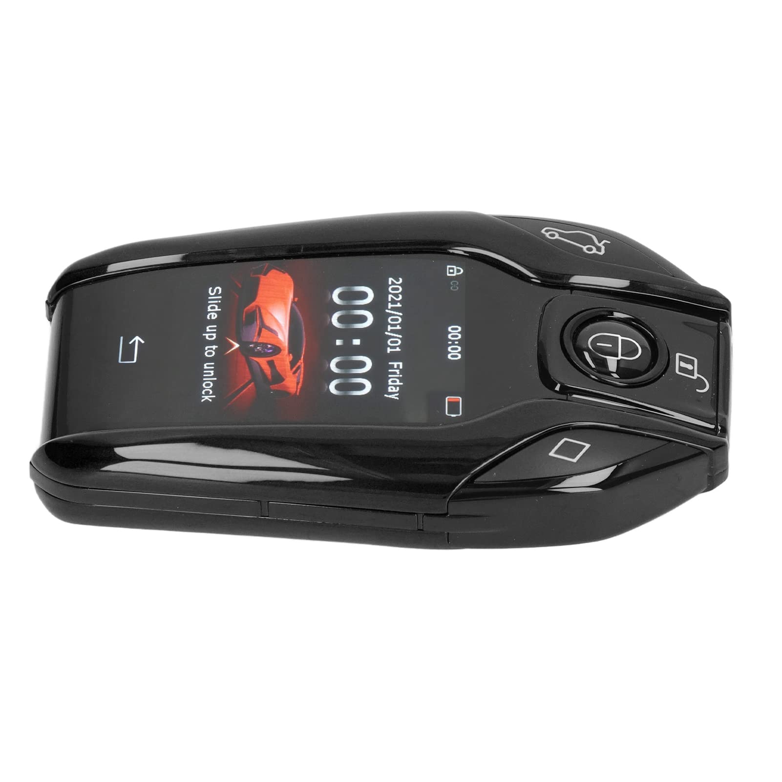 Chiave a Distanza Intelligente dell'Automobile, Touch Screen LCD TK800+ Accesso Remoto Senza Chiave Universale per Tutti i Modelli con Pulsante Start/Stop Engine (Nero)