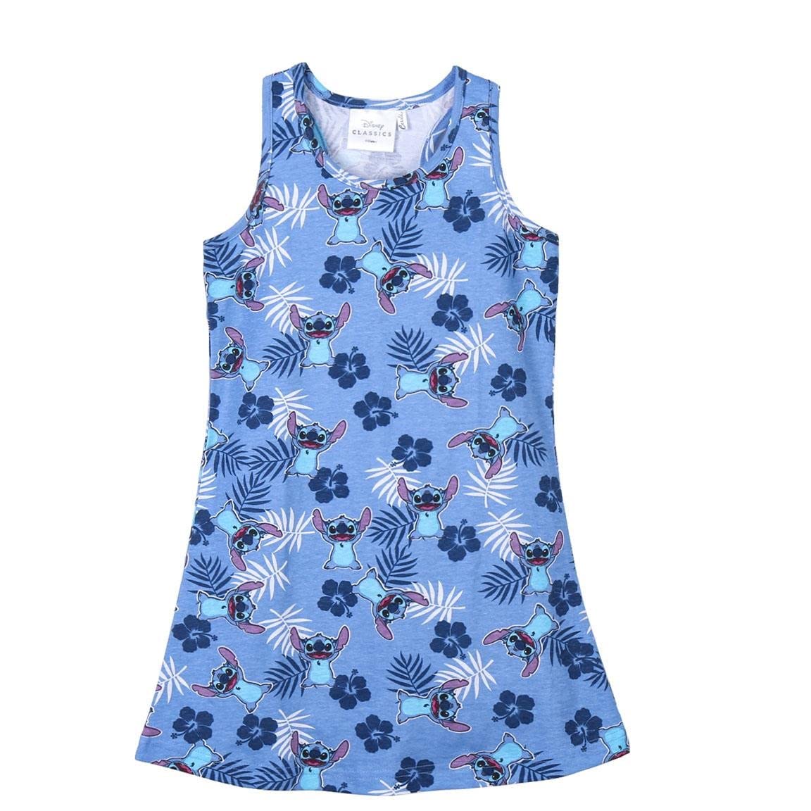 CerdÁ Life's Little Moments - Vestito Con Bretelle Da Bambina Di Stitch Realizzato Al 100% In Cotone | Licenza Ufficiale Disney-image