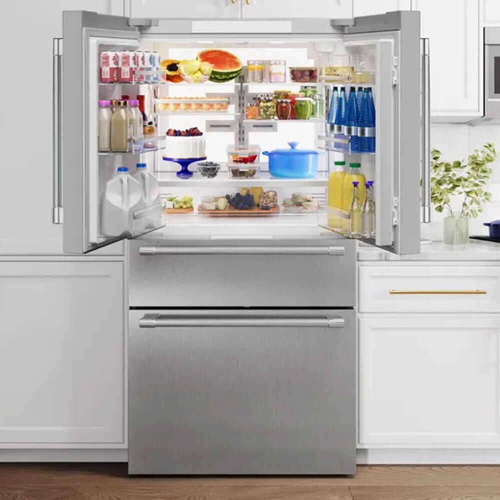 Thermador T36fl821ns 20.4 Cu. Ft. Stainless Counter-Depth French Door Smart Refrigerator on Fridge.com - View 6