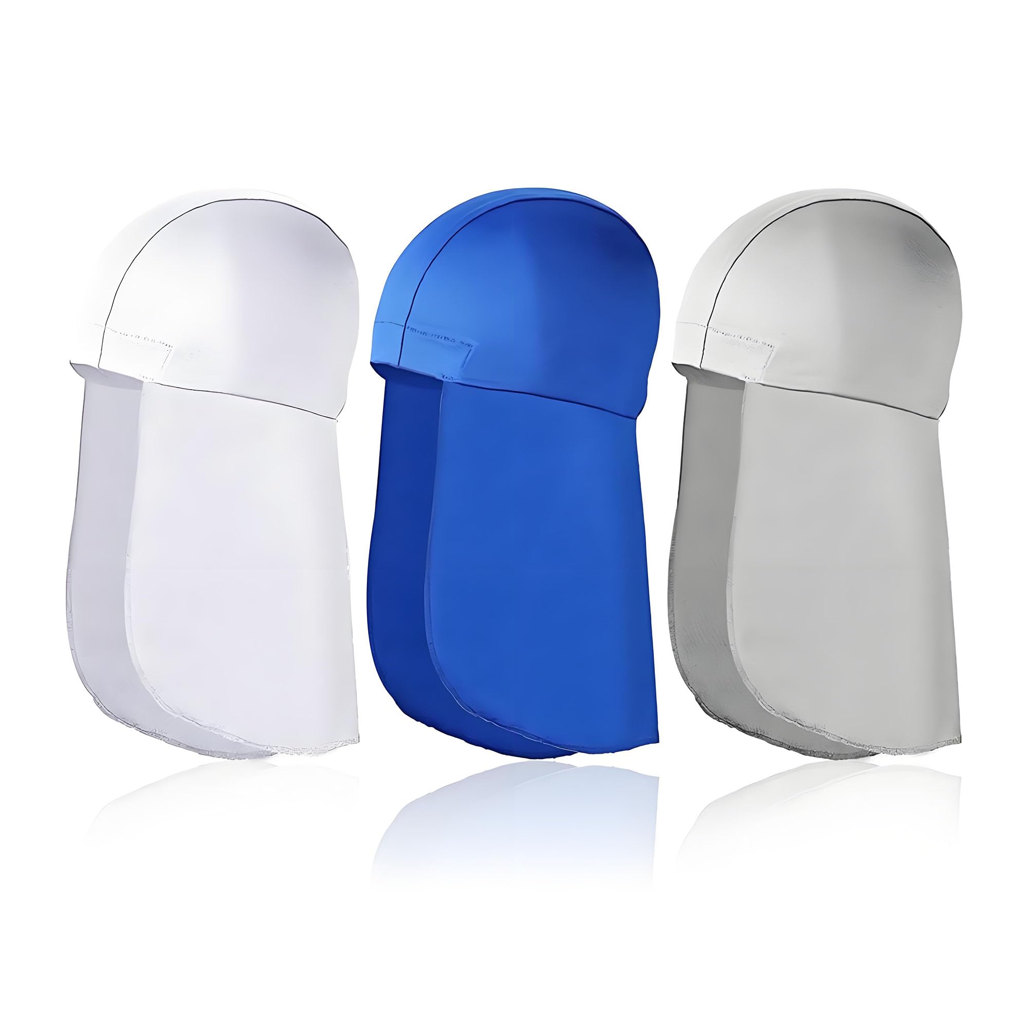3 Pièces Bonnet de Protection du Cou Course à Pied Cyclisme, Protection Solaire, Respirant Cap sous Casque, Doublure de Casque avec Protège Nuque, pour Hommes et Femmes Cyclisme, Sport de Plein air