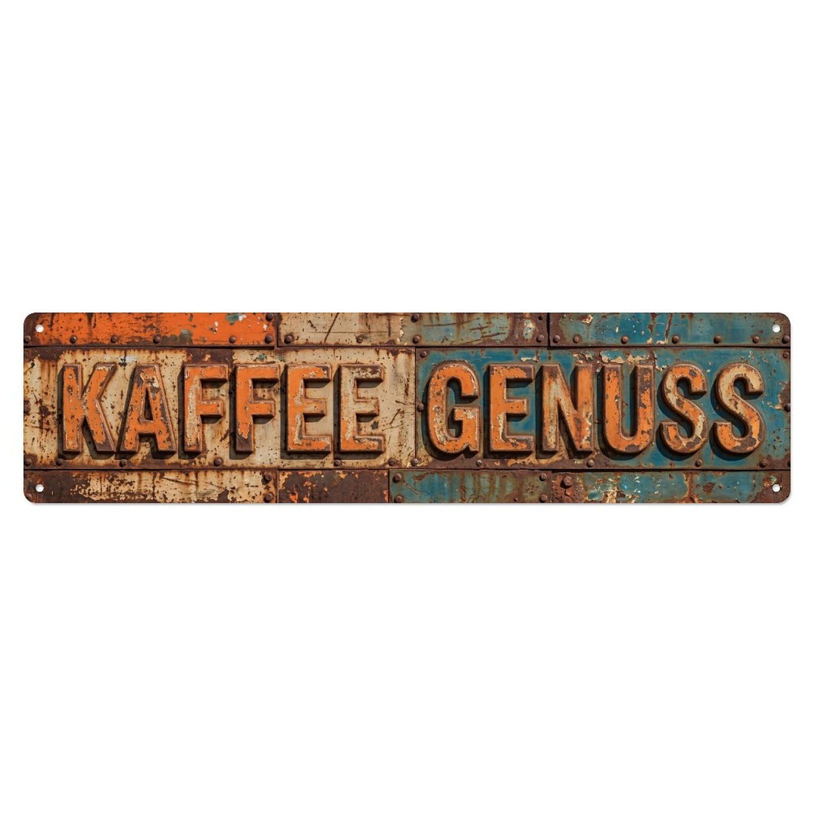 Coffee Enjoyment Bistro Metal Tin Skinny Sign Plaque Wall Decor for Cafe, Club Bar, Office, Home Garden Metal Poster 4x16Inch