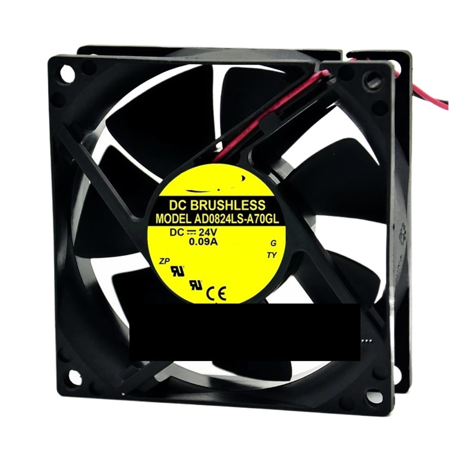 CZVJUKBYP 80 * 25MM 8CM AD0824LS-A70GL 24V 0.09A Cooling Fan(2wire A1)
