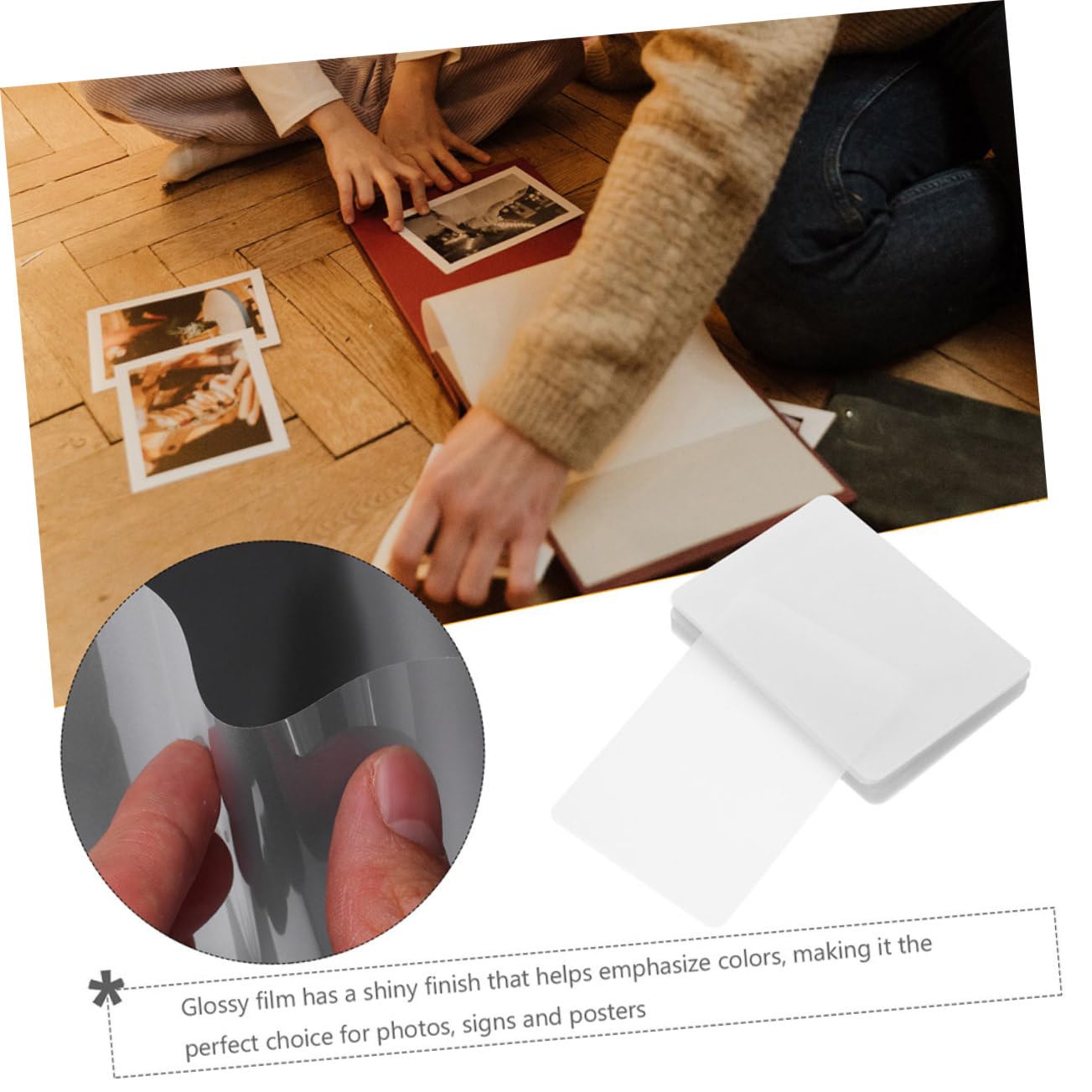 Housoutil 200feuilles Plastification Thermique Pochettes Plastifiées Transparentes De Plastification Pour Documents Et Photos