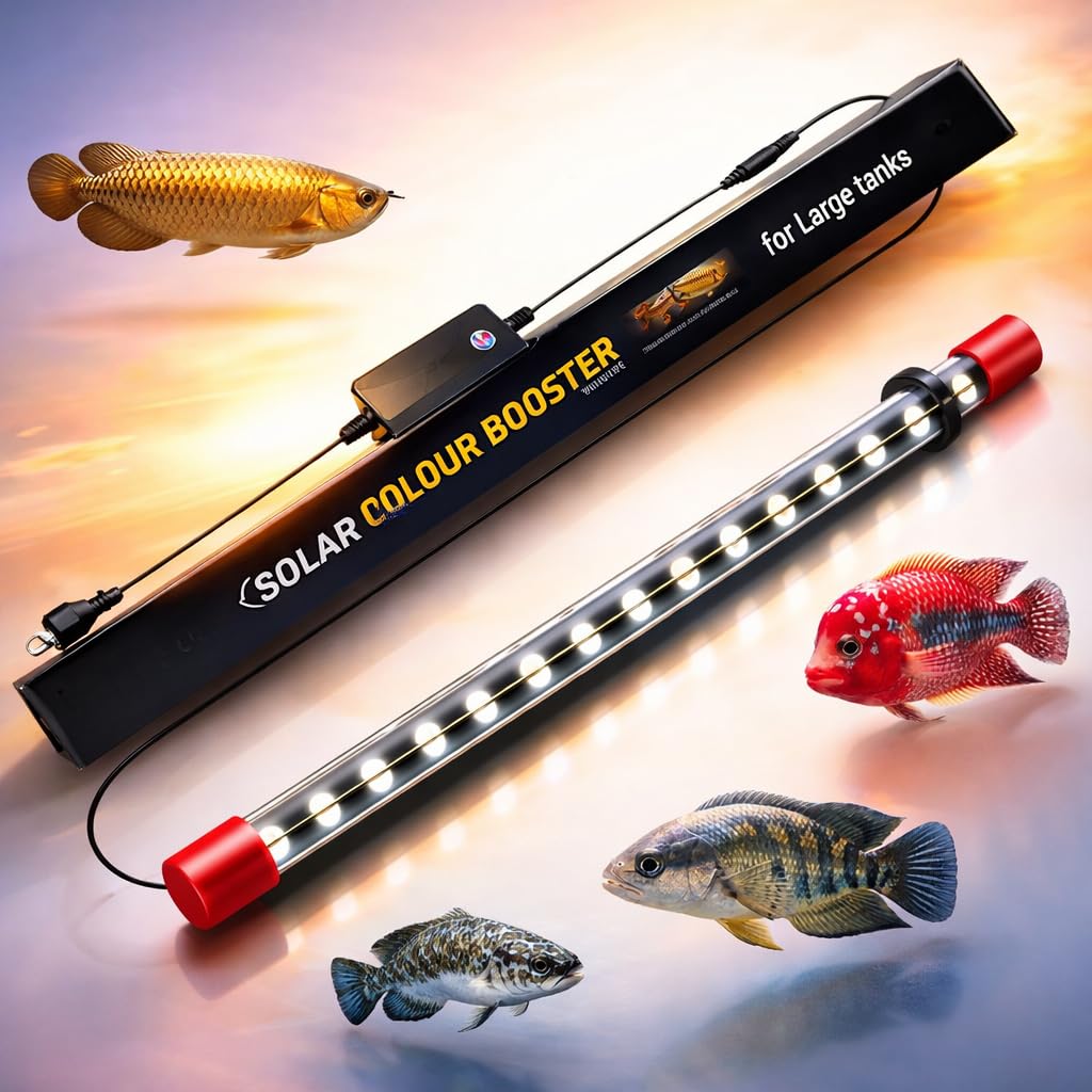 VAYINATO Solar Colour Booster Aquarium LED Light – Tanning Pro Fish Color Enhancing Lamp | Professional Aquarium Lighting for Arowana, Channas, Cichlids, Flowerhorn (L-80 (Suitable for 80 Cm Tank))-image-35