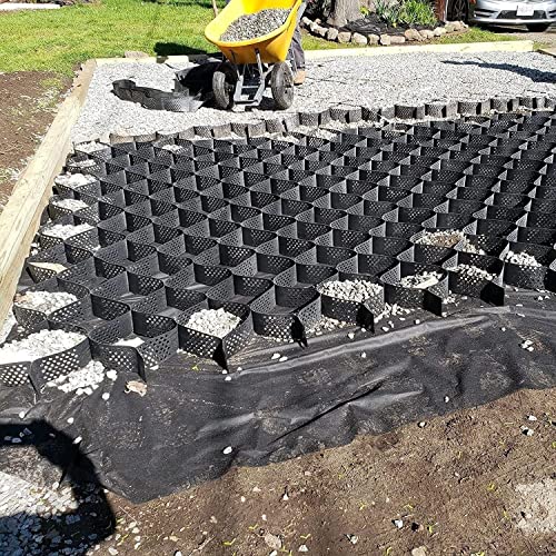 Stabilisation du sol par géogrille extensible de 5,1 cm pour aménagement extérieur - 2